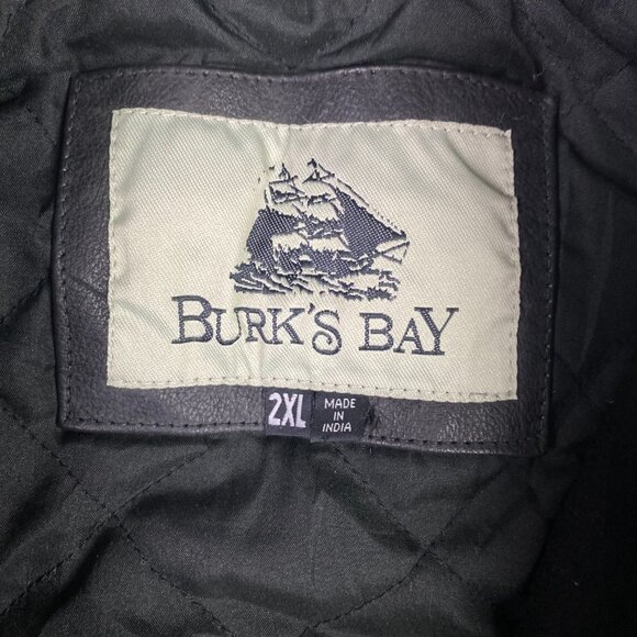 Boston Fire Department Jacket Varsity Letterman Wool Leather BFD Men's 2XL Black - Picture 7 of 11